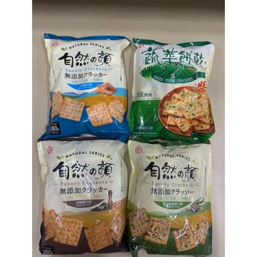 中祥 自然的顏 自然の顔 大包 300g 五穀蘇打餅 鮮蔥蘇打餅 紫菜鮮蔥蘇打餅 胡椒蘇打餅 奶油起士酥餅 下午茶 餅乾