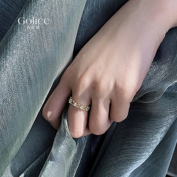 【Gulicc】戒指 簍空心型食指戒