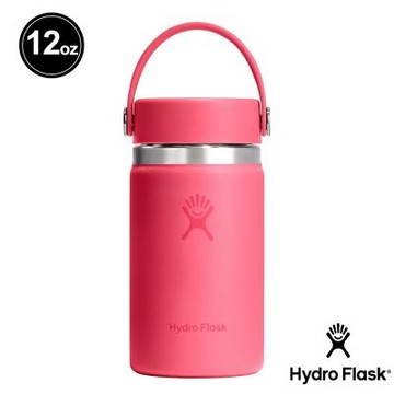 Hydro Flask 12oz/354ml 寬口 提環 保溫瓶 玫瑰紅