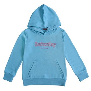 Crocodile Junior小鱷魚童裝- 刺繡文字連帽T恤 ( 558451-51 女生款)