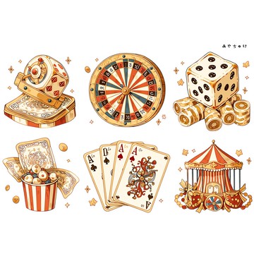 【6 月新品】20-134-0363 裁切用紙 馬戲團風格