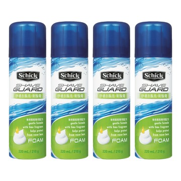 Schick 舒適牌 刮鬍泡 敏感型  4瓶
