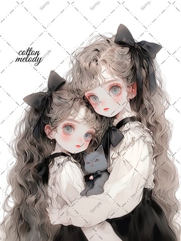 original sticker no.871 人物貼紙 原創貼紙 人物貼紙 女孩貼紙 原創人物貼紙