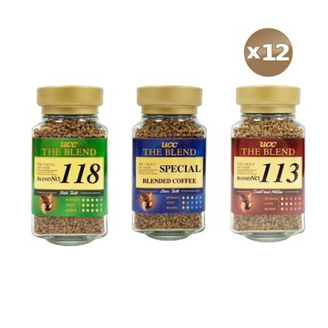 UCC 118/精選/113即溶咖啡 90g (風味任選)x12罐