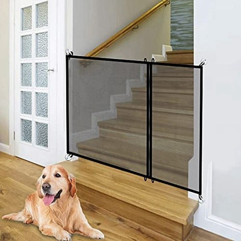 ペットフェンス 犬 猫用ネットバリア ベビーゲート 犬 猫 侵入防止 隔離ネット 調整可能の3つサイズ対応 子供セーフ 多用途 屋内安全ゲー 通販 Lineポイント最大0 5 Get Lineショッピング