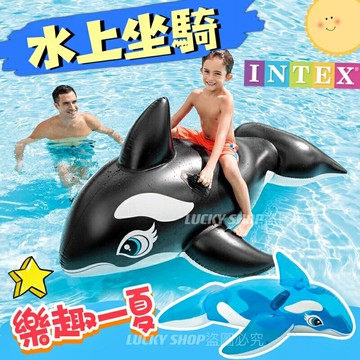 ??台灣現貨??INTEX 充氣坐騎 水上坐騎 鯨魚坐騎 充氣浮排 浮床 戲水玩具 水上玩具 浮具 夏天戲水 游泳戲水 泳圈