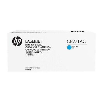 HP 藍色原廠碳粉匣(白盒) / 個 CE271AC 650A｜領券最高折$220