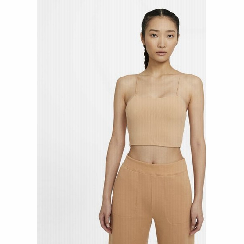 ナイキ レディース タンクトップ ウィメンズ Ny Luxe Strappy キャミ Da0733 2 スポーツウェア ヨガウェア キャメル Nike 通販 Lineポイント最大0 5 Get Lineショッピング