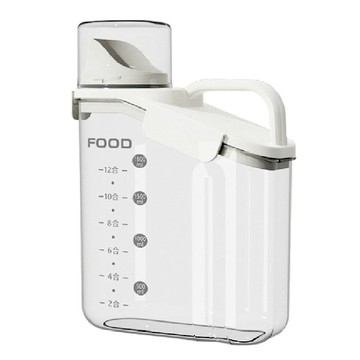 小麥購物 量杯密封罐 1.8L  G189  1個  中