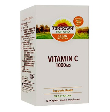 美國Sundown日落恩賜光炫維生素C 1000MG錠(133錠/瓶)