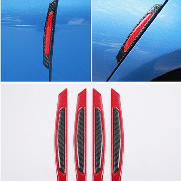 碳纖反光防撞條 車門防撞貼 前後保桿 bmw benz vw honda mazda toyota沂軒精品 A0537