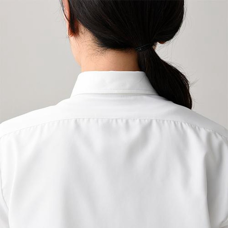 セブンユニフォーム 業務用 ブラウス シャツ 長袖 CH4417 女性用 レディース 防透 透けにくい UVカット おしゃれ 飲食店 制服 ユニフォーム レストラン カフェ セブンユニフォーム 業務用 ブラウス シャツ 長袖 CH4417 女性用
