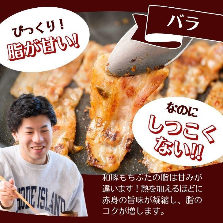 豚 焼肉 和豚 もちぶた バラ 肩ロース 焼肉用 800g 400g×2パック 送料無料 国産 豚肉 冷凍 豚 ブランド 高級 豚肉 新潟県 豚肉 の 料理 グルメ お取り寄せ