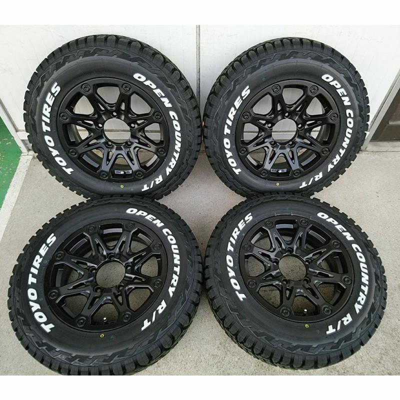 TOYO TIRES トーヨー オープンカントリー R/T 185/85R16 ホワイトレター Bounty Collection BDX05 ジムニー専用 タイヤホイールセット 16インチ