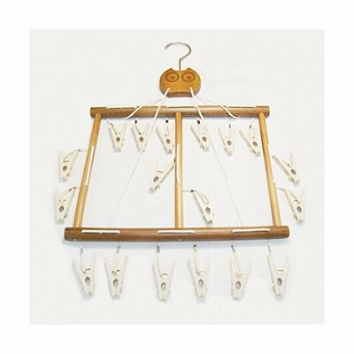 Bafendou 木製多機能ハンガー 靴下 下着 タオルなど小物用物干し棚 ブラウン 通販 Lineポイント最大get Lineショッピング