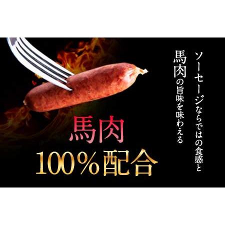 ふるさと納税 馬肉100%ソーセージ 2kg (500g×4袋) 《1-5営業日以内に順次出荷(土日祝除く)》肉 馬肉 ソーセージ 2kg 熊本県長洲町 熊本県長洲町