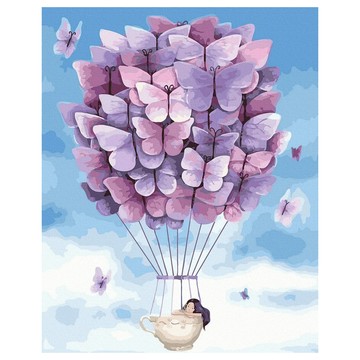 ArtLife 藝術生活 數字油畫DIY DT231 50 x 40cm  1組  蝶夢