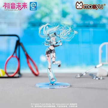 初音打羽球 現貨 禮物 👘  官方授權 正品 Miku 初音 初音未來 跑一跑系列 旋轉立牌 羽毛球 羽球