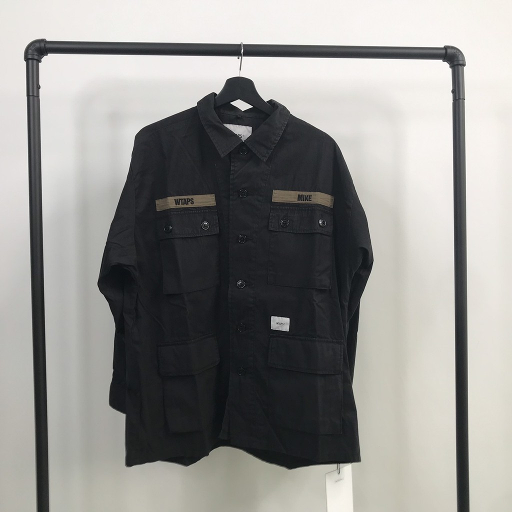 《 小黑痣現貨》WTAPS 19SS JUNGLE LS 01 SHIRT NYCO