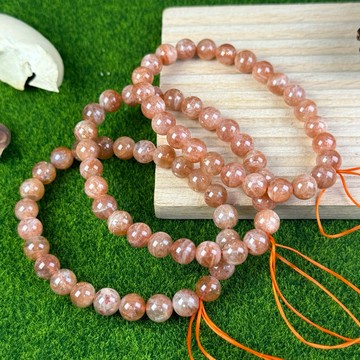 【晶星】 天然金太陽手珠7mm 金太陽 素圈手珠 水晶 天然水晶 水晶手珠 開運 開運飾品 招財 聚財 淨化 磁場 素圈