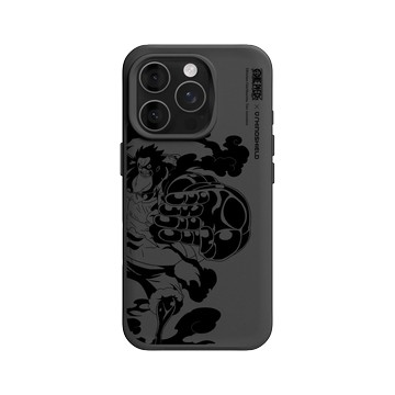iPhone 16 Pro SolidX 黑 - 航海王 One Piece - 復刻系列-魯夫 四檔猿王統