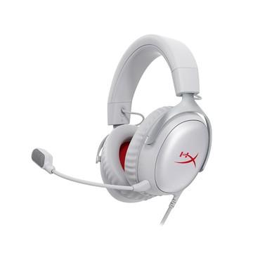 HyperX Cloud III 電競耳機 灰紅色
