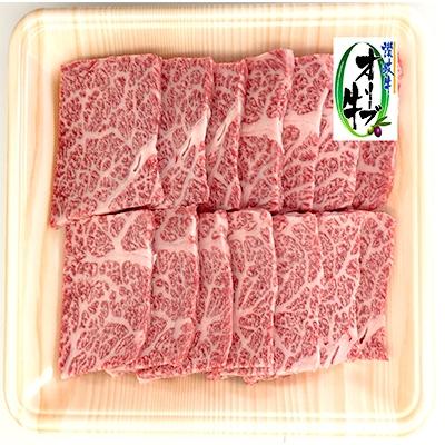 ふるさと納税 三豊市 香川県産黒毛和牛　オリーブ牛　肩ロース焼肉450g