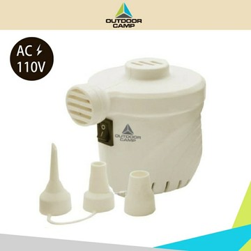 【OUTDOOR CAMP 巽 快充式加大馬力充氣幫浦(功率140W)《白》】OC302 /充氣床/睡墊/氣球/泳圈
