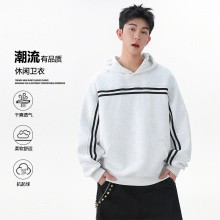 美式連帽衛衣秋季男女款拼接撞男