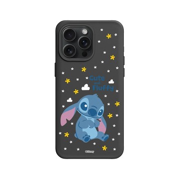 iPhone 15 Pro Max SolidX 黑 - 迪士尼-史迪奇 Disney Stitch - 史迪奇 - 毛茸茸超可愛