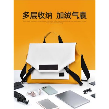 電腦包適用于聯想Thinkbook16英寸2025新款男士游戲本15.6小新14Pro平板收納女士氣囊防摔防震手提單肩斜挎包