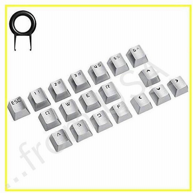 Hallsen メタルキーキャップ メカニカルゲームキーボードキーキャップ Wasd 1 6 Dir Esc Fpsmoba用 カスタム60 通販 Lineポイント最大0 5 Get Lineショッピング