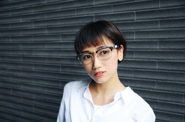 2is M1054C3g 手工板材眼鏡 復古眉架鏡框 雲石藍色 金色