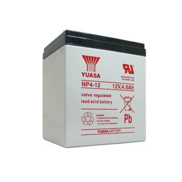 YUASA 【YUASA】NP4-12 鉛酸電池12V4Ah 不斷電系統UPS電池 吸塵器電池 湯淺電池 磅秤電池 消防設備 安全設備 電動腳踏車