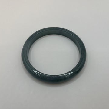 【云綺珠寶】天然A貨翡翠。瓜地馬拉 冰種藍水手鐲 / 56.8 /18.0圍 (附台證)