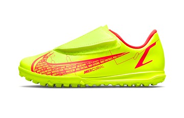 PS NIKE JR VAPOR 14 CLUB TF TURF V SOCCER SHOES YELLOW