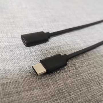新品直銷typec單頭母頭線typec母端數據線typec母座線延長線批發【宜家良品百貨】