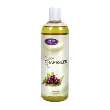 Pure Grapeseed Oil 16 oz by LifeFlo