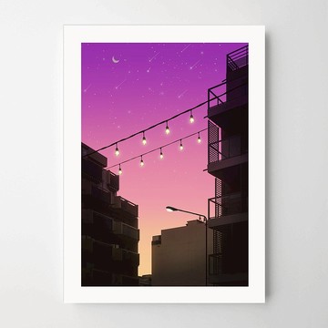 Sunset vibes #8 畫 佈置 擺飾 臥室 浴室 餐廳 咖啡廳