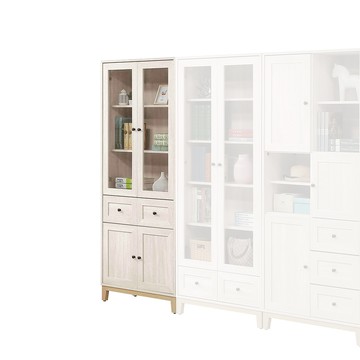 維特2.6尺中抽書櫃