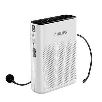 飛利浦擴音器SBM200教師專用腰掛麥克風講課上課耳麥話筒喇叭音響【宜家良品百貨】