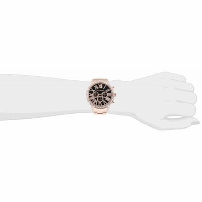 SWAROVSKI 腕時計 ゴールド ブラック Cosmopolitan watch, Swiss Made, Metal bracelet, Black, Black