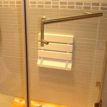 浴室摺疊凳 掛牆換鞋椅 防滑老人淋浴洗澡家用凳 迷你靠牆摺疊凳