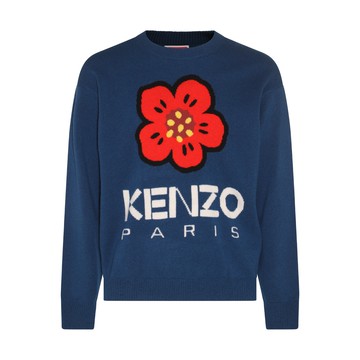 Kenzo - Blue Wool Knitwear