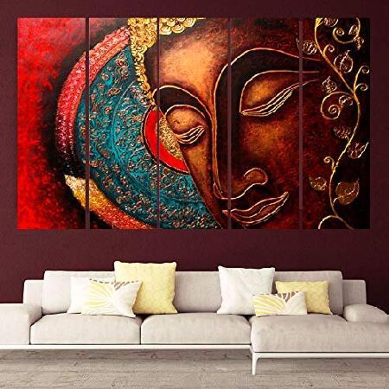 特別価格KYARA ARTS Multiple Frames, Beautiful red Buddha Wall