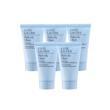 【ESTEE LAUDER 雅詩蘭黛】細緻煥采雙效淨化潔面乳30ml*5 公司貨(洗面乳)