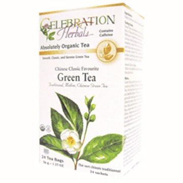 Chinese Classic Favorate Green Tea 24 Bags by Celebration Herbals