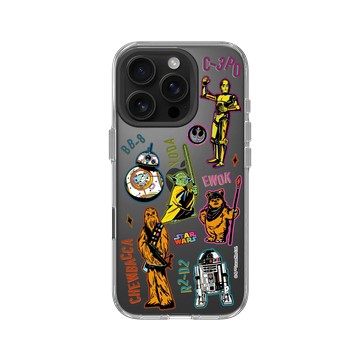 iPhone 16 Pro Clear Case（相機按鈕） 透明 - 迪士尼-星際大戰 Star Wars - 星際大戰 – 貼紙混合