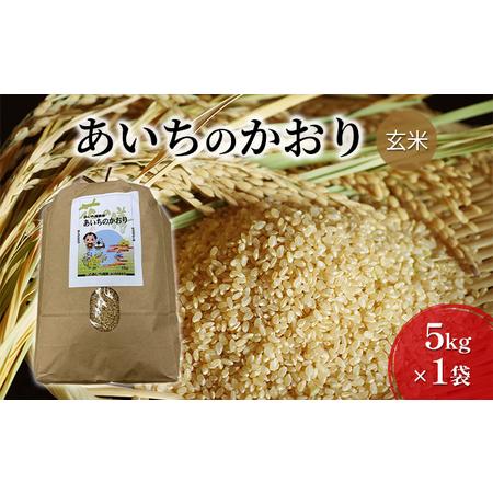 ふるさと納税 JAあいち尾東　玄米「あいちのかおり」5kg×1袋 愛知県日進市