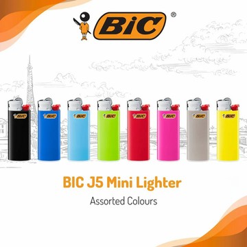 法國製 BIC 比克 J5 MINI LIGHTER 一次性 迷你 打火機 (適用RAT FINK 打火機套)
